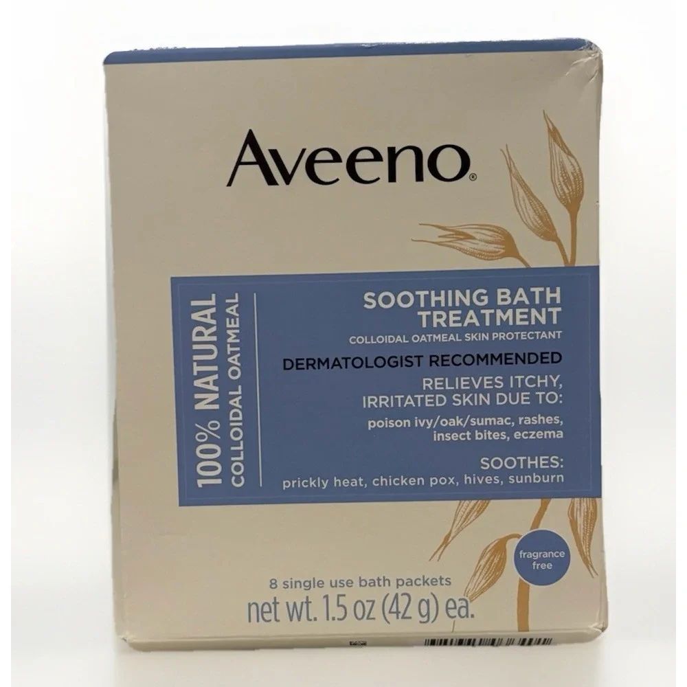 Aveeno Active Naturals Soothing‎ Bath Treatment 100% natural colloidal oatmeal
